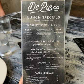 DC Pie Co - Menu - Bars Near Me - Miami, Florida
