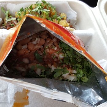 Milwalky Taco - The inside of the walking taco. It was good. - Mexican Near Me - Libertyville, Illinois Milwalky Taco - The inside of the walking taco. It was good. - Mexican Near Me - Libertyville, Illinois