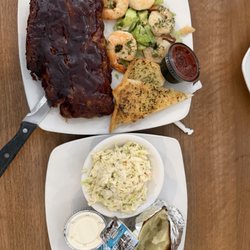 Summerlin Cafe - BBQ ribs and shrimp