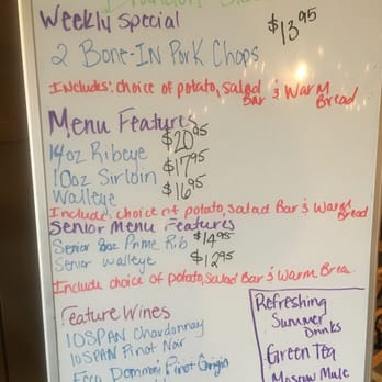 Brandon Steakhouse & Lounge - Billboard with the specials on it. - Salad Near Me - Brandon, South Dakota Brandon Steakhouse & Lounge - Billboard with the specials on it. - Salad Near Me - Brandon, South Dakota