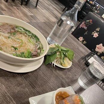 Pho Mai Cali - P4. Filet Mignon Pho and spring rolls - Vietnamese Near Me - Santee, California Pho Mai Cali - P4. Filet Mignon Pho and spring rolls - Vietnamese Near Me - Santee, California