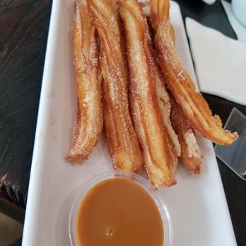 Amara Chocolate & Coffee - Luscious churros with dulce de leche dipping sauce. - Coffee & Tea Near Me - Pasadena, California