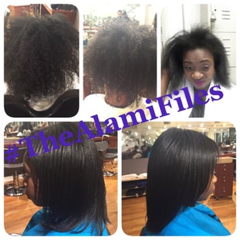 Natural Hair Silk Press Yelp