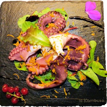 La Kambusa - Tentacoli di polpo all'arancia. - Wine Bars Near Me - Trani, BT