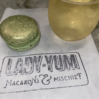 Lady Yum - Champagne and macaron special $5 - Desserts Near Me - Bellevue, Washington