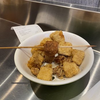 Jumbo Jumbo Cafe - Fried Combo; Tofu, calamari, popcorn chicken - Taiwanese Near Me - College Park, Maryland Jumbo Jumbo Cafe - Fried Combo; Tofu, calamari, popcorn chicken - Taiwanese Near Me - College Park, Maryland