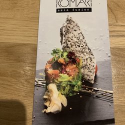 KOMARI - Menükarte zum Mitnehmen