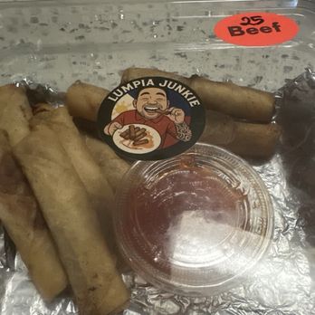Lumpia Junkie - Beef lumpia. This is what was left before I decided to leave the review. Oops - Food Delivery Services Near Me Lumpia Junkie - Beef lumpia. This is what was left before I decided to leave the review. Oops - Food Delivery Services Near Me