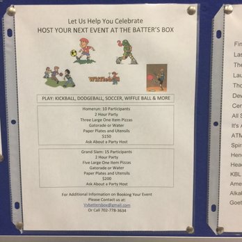 Vegas Valley Batter's Box - Batting Cages Near Me - Henderson, Nevada