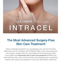Lina Diminno Med Spa - INTRAcel Skin Rejuvenation - A revolution in skin resurfacing for the face and body