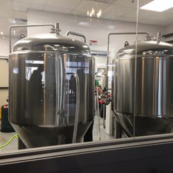 Black and Gray Brewing - Brew room