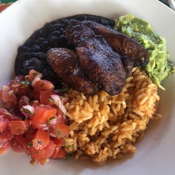 Cafe Verde - 2020.08.14 - lunch special. Small bowl with plantain - Imported Food Near Me - New Smyrna Beach, Florida