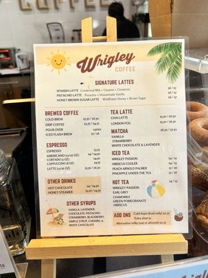 Menu photo 1 Wrigley Coffee Long Beach, CA Menu photo 1 Wrigley Coffee Long Beach, CA