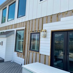 Utah Valley Handyman - Siding on back of house. Currently exposed due to ice damage over winter because of faulty installation.