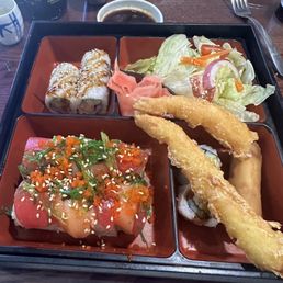 Specialty Sushi Bento Box. I started eating before remembering to snap a pic.