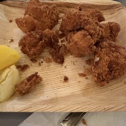 Supposed to be grouper cheeks but the taste of catfish