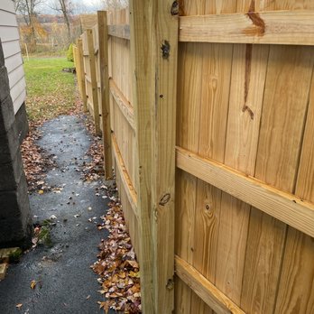 Quality Fences Are Us - Doubled post with lag bolts. - Fences & Gates Near Me - Hazleton, Pennsylvania Quality Fences Are Us - Doubled post with lag bolts. - Fences & Gates Near Me - Hazleton, Pennsylvania