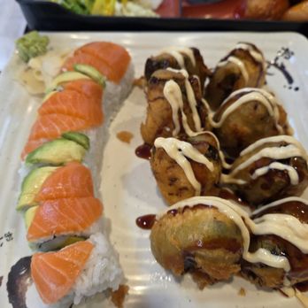 Sushi House - Rainbow roll and jalapeño poppers - Sushi Bars Near Me - Chula Vista, California Sushi House - Rainbow roll and jalapeño poppers - Sushi Bars Near Me - Chula Vista, California