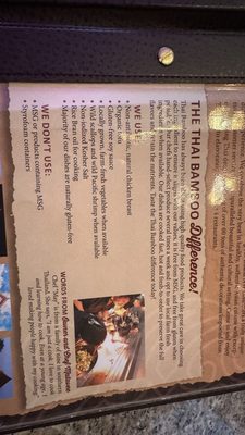 Menu photo 2 Thai Bamboo Spokane, WA Menu photo 2 Thai Bamboo Spokane, WA