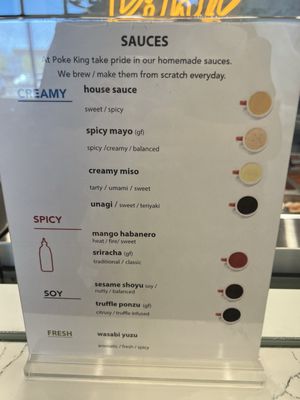 Menu photo 6 Poké King Henderson, NV