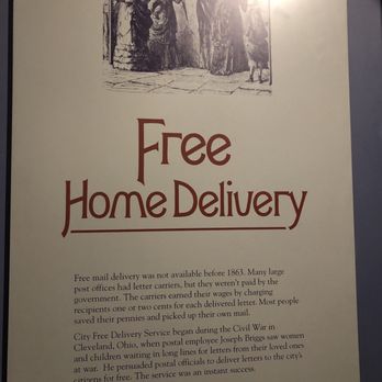 National Postal Museum - Cleveland had the first home mail delivery - Museums Near Me - Washington, DC, District of Columbia National Postal Museum - Cleveland had the first home mail delivery - Museums Near Me - Washington, DC, District of Columbia