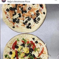 Rego's Brickhouse Pizza - Our pizzas are hand pressed with dough made fresh in house everyday