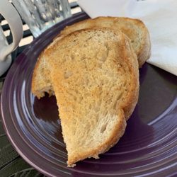 Pistachio Cafe - Not many lunchtime choices, so I chose grilled cheese. The sourdough bread won me over. Well, the idea of it did...