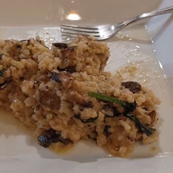Redwood Steakhouse & Brewery - Risotto, half eaten because I accidentally ate before my phone did - New American Near Me - Flint, Michigan