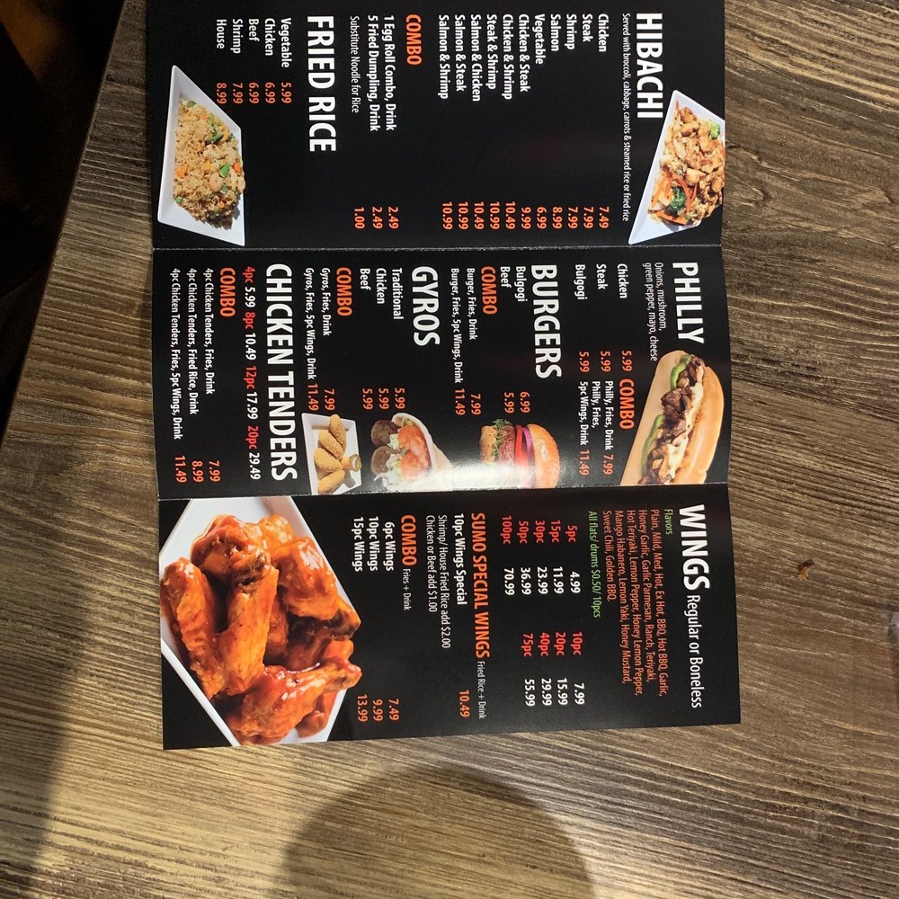 Sumo Hibachi and Wings - the menu - Chicken Wings Near Me - Gainesville, Georgia Sumo Hibachi and Wings - the menu - Chicken Wings Near Me - Gainesville, Georgia