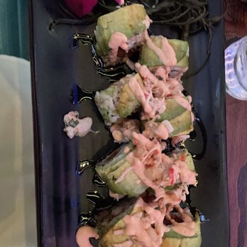 Bad Habits - "El Chapiadora" Best sushi roll, very different because of the Dominican spin but so good - Lounges Near Me - Astoria, New York