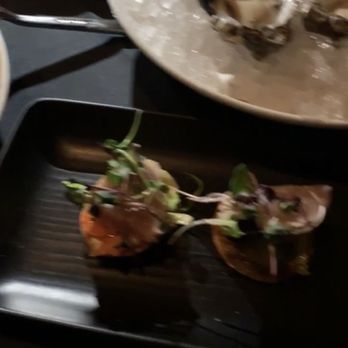 The Butcher's Table - Oysters half doz, Seared albacore tuna tostadas - Steakhouses Near Me - Seattle, Washington