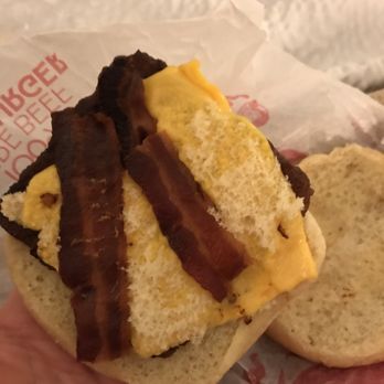 Wendy's - Here is my scabby burger with BURNT BACON. A starving dog wouldn't eat this garbage!! - Burgers Near Me - Tampa, Florida Wendy's - Here is my scabby burger with BURNT BACON. A starving dog wouldn't eat this garbage!! - Burgers Near Me - Tampa, Florida