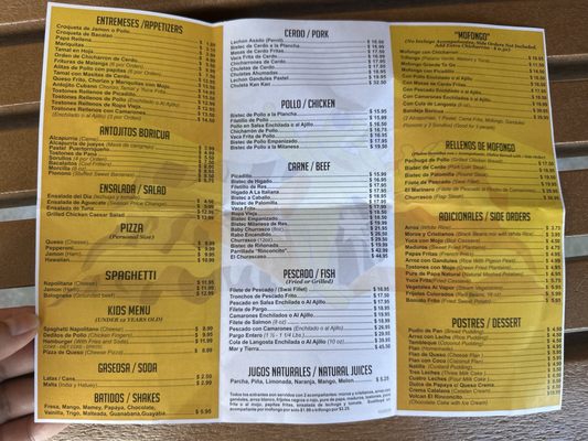Menu photo 1 El Rinconcito De Santa Barbara Hialeah, FL