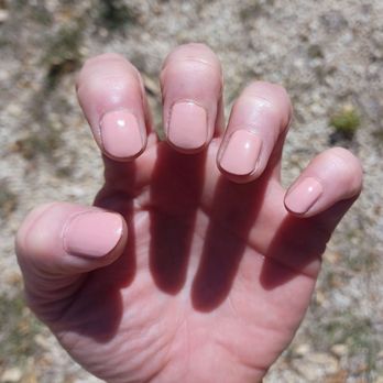US Nails - Just got home. Zoom in. BTW, asked for a French Manicure, and this is what I got. - Nail Salons Near Me - Kerrville, Texas