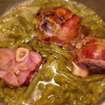 Old Fashioned Butcher Shoppe - The smoked ham shanks, with string beans! - Meat Shops Near Me - Evansville, Indiana Old Fashioned Butcher Shoppe - The smoked ham shanks, with string beans! - Meat Shops Near Me - Evansville, Indiana