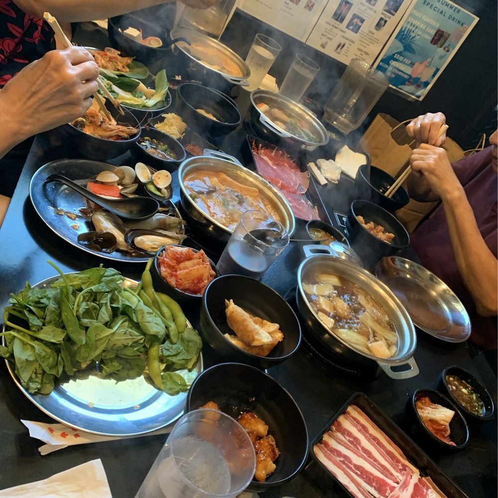 Shabu King - Our lunch spread. - Buffets Near Me - Dublin, California