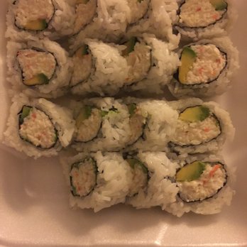 J Sushi Orange - 2 orders of California rolls minus a piece delicious - Sushi Bars Near Me - Orange, California