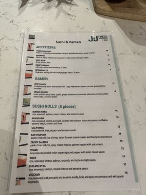 Menu photo 1 J&J Fresh Kitchen Boca Raton, FL