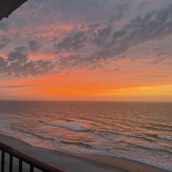 Atalaya Towers - Sunrise from the balcony of our room. - Vacation Rentals Near Me - Murrells Inlet, South Carolina Atalaya Towers - Sunrise from the balcony of our room. - Vacation Rentals Near Me - Murrells Inlet, South Carolina