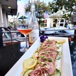 Albatross Ridge Winery & Kitchen - Rose & Ahi Tuna.