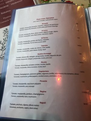 Menu photo 1 Pizzeria Babalou Paris, 75