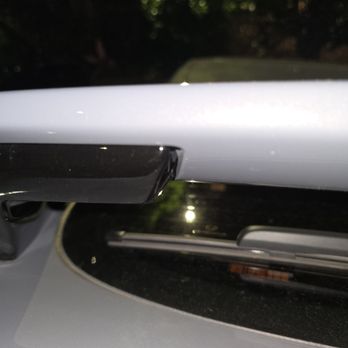 R&R Mobile Auto Body - Large gap where grey spoiler meets black frame (left side) - Body Shops Near Me