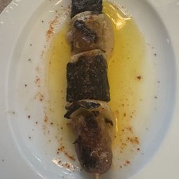Merguez and Morcilla Skewer