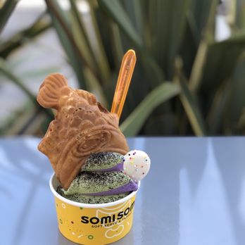 Somisomi - Ube-matcha swirl - Desserts Near Me - Cupertino, California Somisomi - Ube-matcha swirl - Desserts Near Me - Cupertino, California