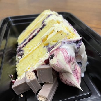 Eat Cake  -  slice of cake on a plate - Desserts Near Me - Houston, Texas