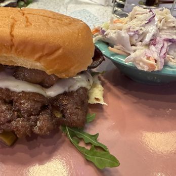 Lachele's Fine Foods - The Big Gym with slaw - Burgers Near Me - Des Moines, Iowa Lachele's Fine Foods - The Big Gym with slaw - Burgers Near Me - Des Moines, Iowa