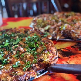 Vino's Pizza - Best pizzas ever!!!  1st on is the Flying Chorizo  2nd one is the Chicken Supreme. - Pizza Near Me - Carson City, Nevada