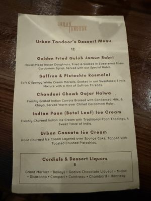 Menu photo 3 Urban Tandoor Harrison, NJ