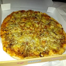 Siedlunger Pizza & Kebaphaus - Gutes Essen, Preisleistung ist auch in Ordnung. Sehr zu empfehlen Pizza mit Döner Fleisch.