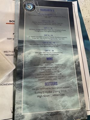 Menu photo 2 Category 5 Cocoa Beach, FL Menu photo 2 Category 5 Cocoa Beach, FL